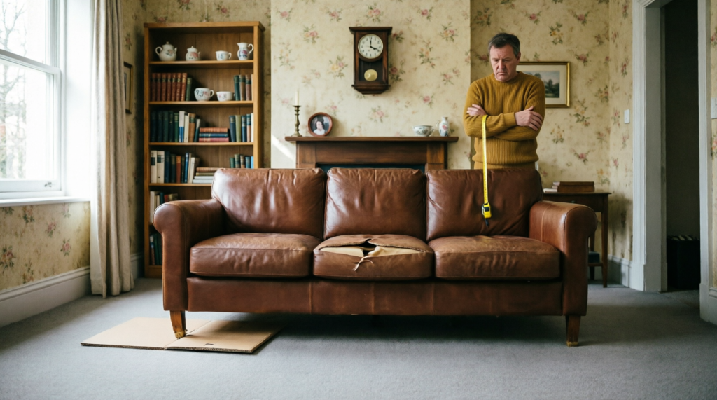 my new sofa is in really bad condition